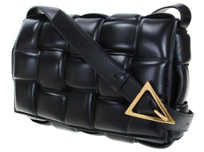 Bottega Veneta Intrecciato Padded Cassette Bag stamp : Schwarz - Ansicht 2