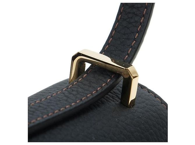 Burberry Mini borsa TB in pelle grana Nero - vista 8