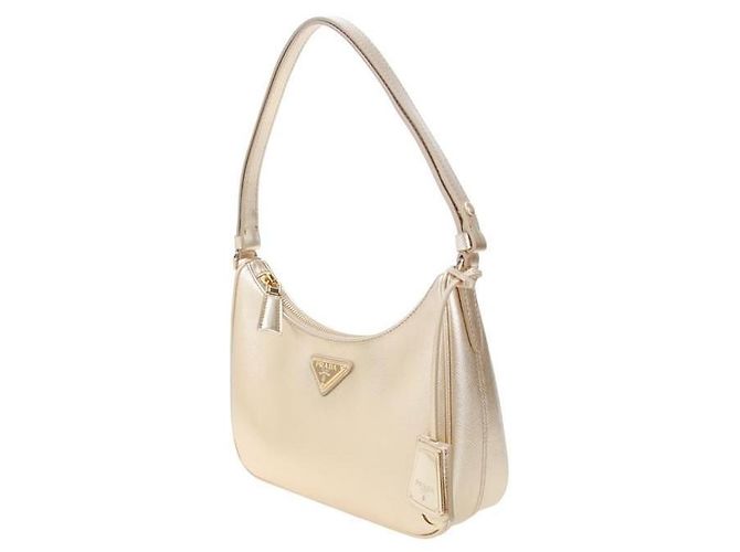Prada Mini borsa in pelle Saffiano stamp: NZV JOU Arancione - vista 2