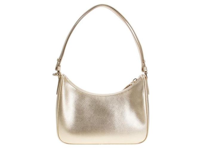 Prada Mini borsa in pelle Saffiano stamp: NZV JOU Arancione - vista 3