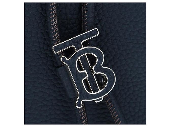Burberry Piccola borsa bucket TB in pelle grana Nero - vista 5