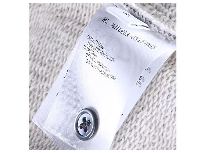 Thom Browne Jersey de punto con raya central en la espalda stamp: Plata - vista 9