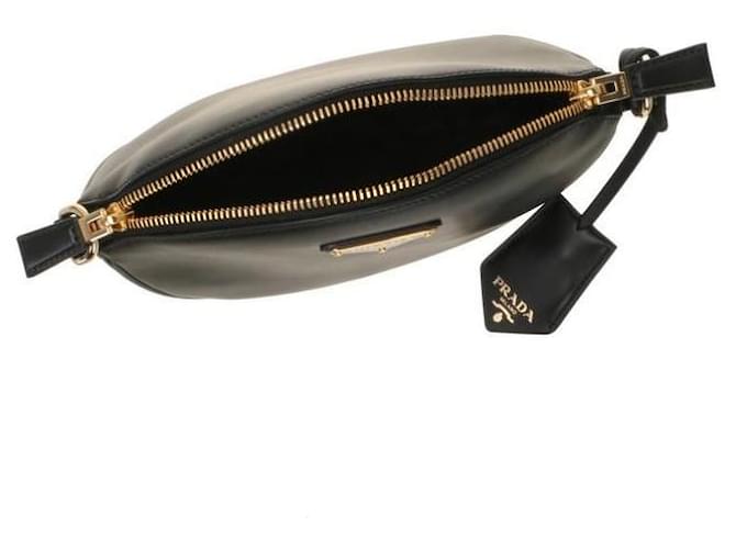 Prada Mini borsa a tracolla in pelle Nero - vista 4
