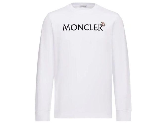 Moncler Sweatshirt de algodão Branco - vista 4