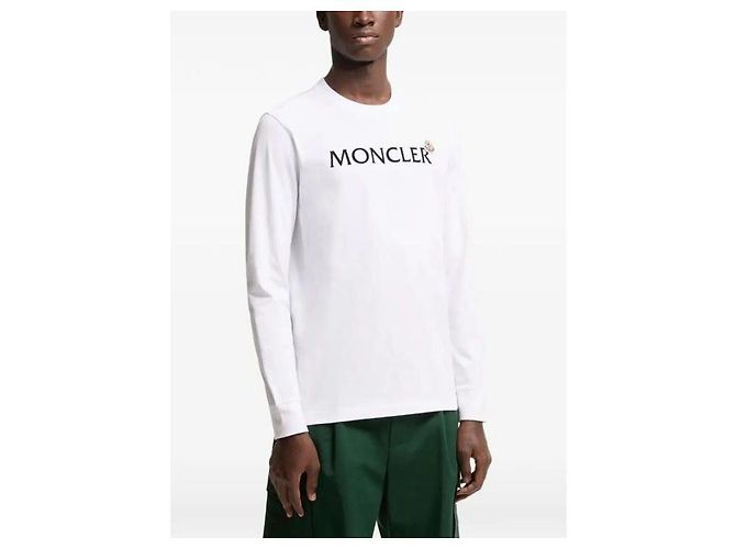Moncler Sweatshirt de algodão Branco - vista 6