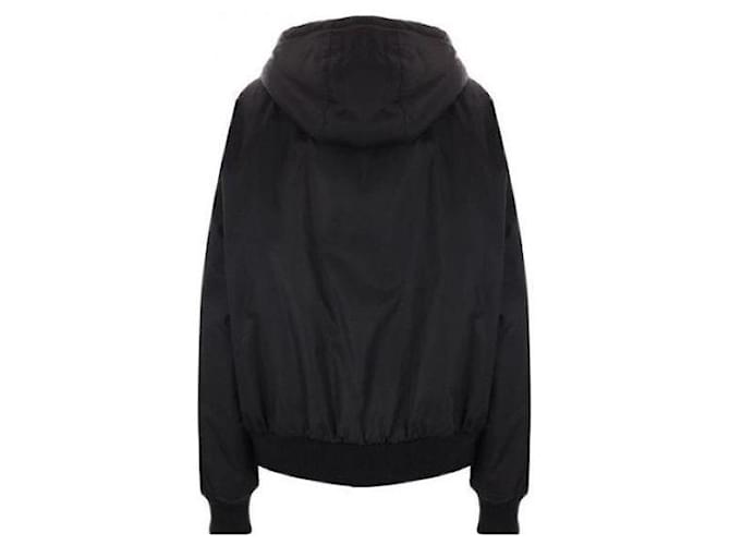 Prada Giacca con cappuccio in Re-Nylon Nero - vista 5