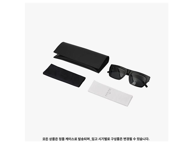 Saint Laurent Gafas de sol Cassandra Monogram Square Flat Top Asian Fit Castaño - vista 9
