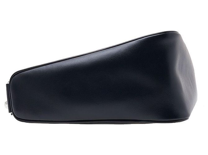 Prada Bolsa de ombro triangular em couro para homem ASK (OLO) Preto - vista 5