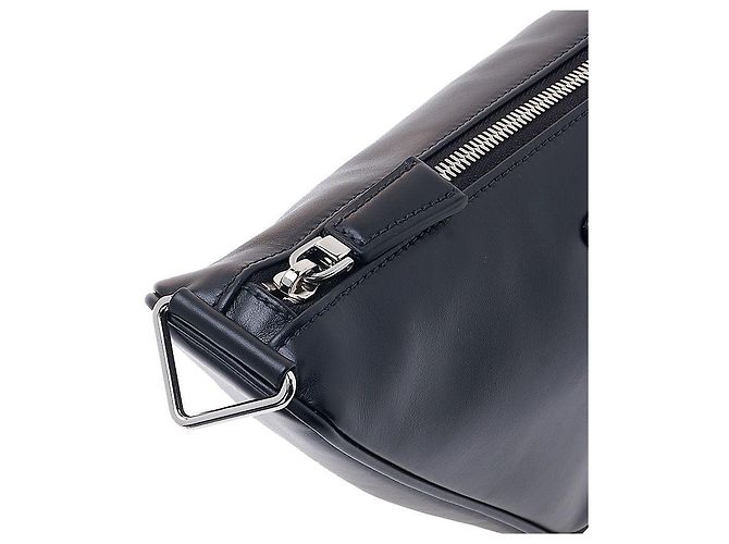 Prada Bolsa de ombro triangular em couro para homem ASK (OLO) Preto - vista 7