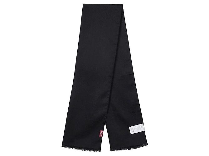 Gucci Cachecol de lã e seda jacquard Preto - vista 9