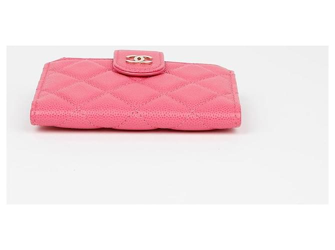 Chanel Tarjetero Classic Double Zip de Caviar Negro - vista 6