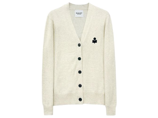 Isabel Marant Cardigan aus Stoff in Weiß - Ansicht 5