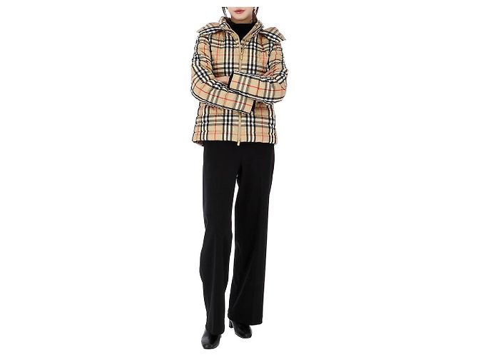 Burberry Houndstooth Pattern Hooded Down Jacket Adult Size Multiple colors - view 10