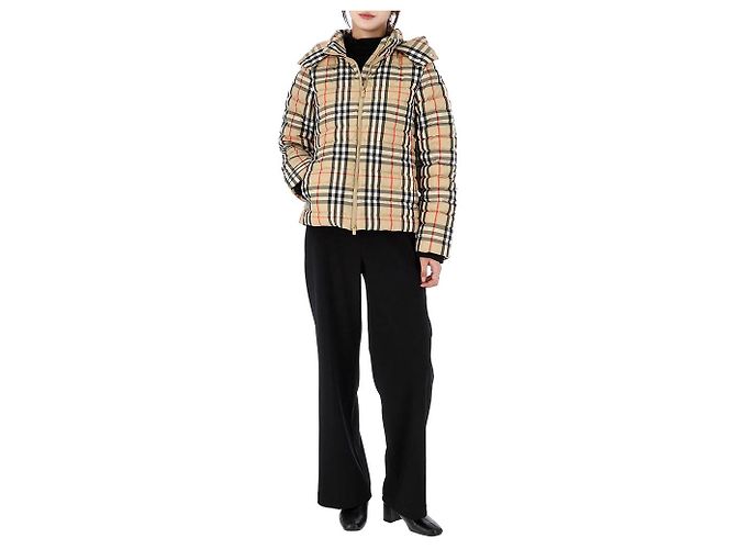 Burberry Houndstooth Pattern Hooded Down Jacket Adult Size Multiple colors - view 11