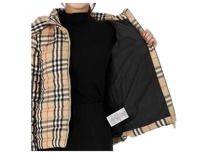 Burberry Houndstooth Pattern Hooded Down Jacket Adult Size Multiple colors - view 15