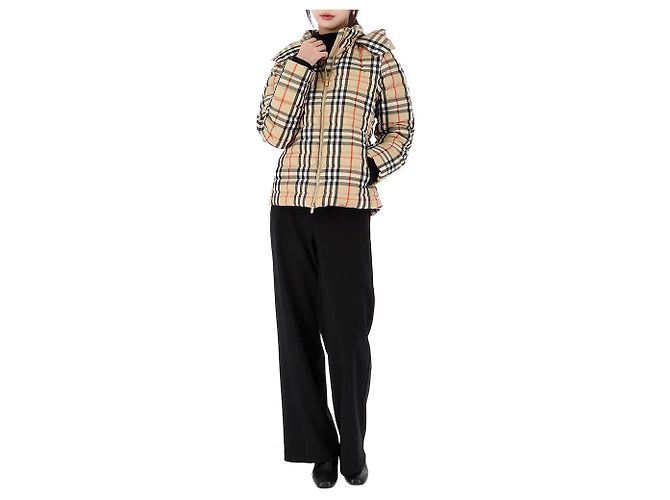 Burberry Houndstooth Pattern Hooded Down Jacket Adult Size Multiple colors - view 9