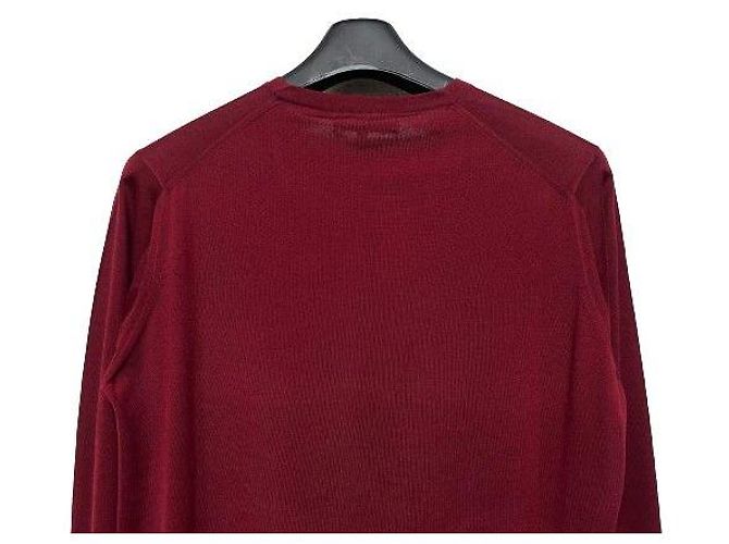 Loro Piana Roter Rundstrick Pullover Herren - Ansicht 6