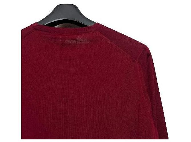 Loro Piana Roter Rundstrick Pullover Herren - Ansicht 7