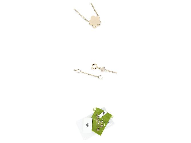 Tory Burch Collana con pendente a fiore da donna (Gold) - vista 4