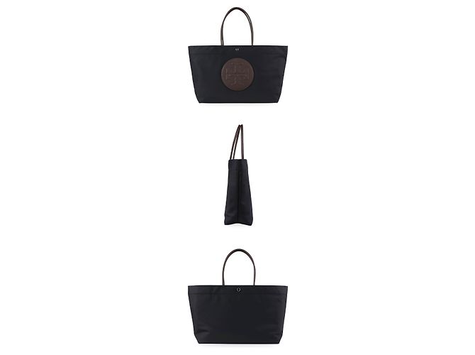 Tory Burch Borsa Tote in nylon con logo Twist da donna Nero - vista 3