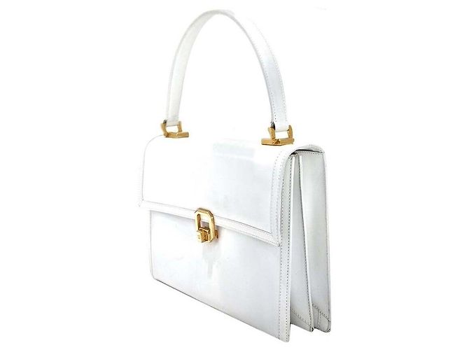 Gucci Bolso blanco con asa superior - vista 2