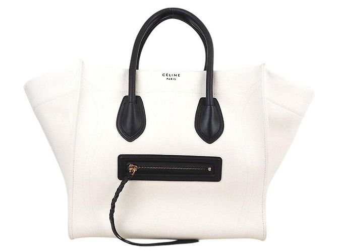 Céline Bolso de viaje Canvas Phantom Blanco - vista 2
