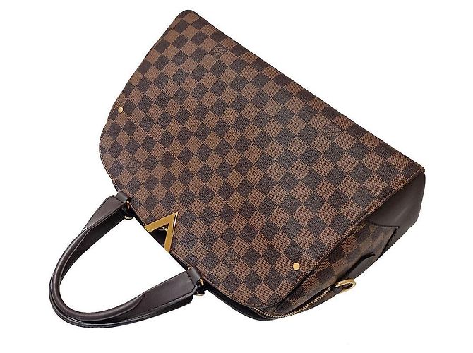 Louis Vuitton Damier Kensington Bowling Nero - vista 3