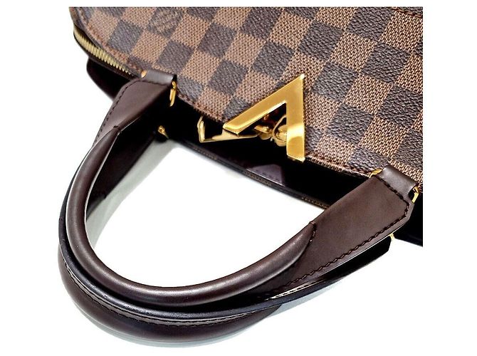 Louis Vuitton Damier Kensington Bowling Nero - vista 4
