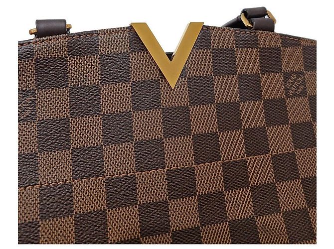 Louis Vuitton Damier Kensington Bowling Nero - vista 7
