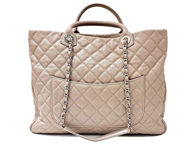Chanel Borsa a mano e a tracolla Caviar Paradox Marrone - vista 2