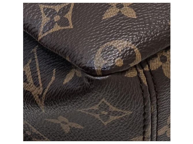 Louis Vuitton Borsa in tela Monogram Nero - vista 5