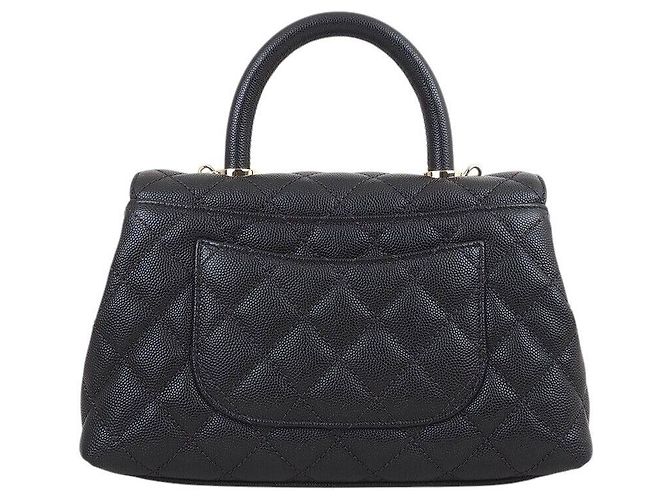 Chanel Caviar Coco Handle Preto - vista 2