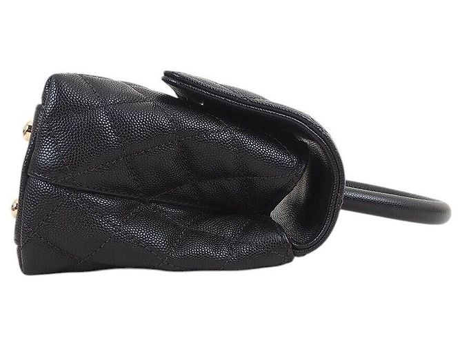 Chanel Caviar Coco Handle Preto - vista 4