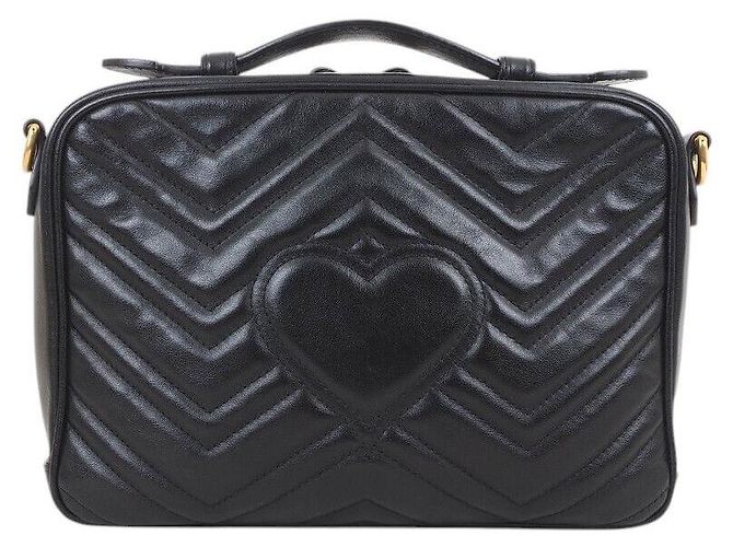Gucci Borsa a tracolla Marmont Matelassé con manico superiore - vista 2