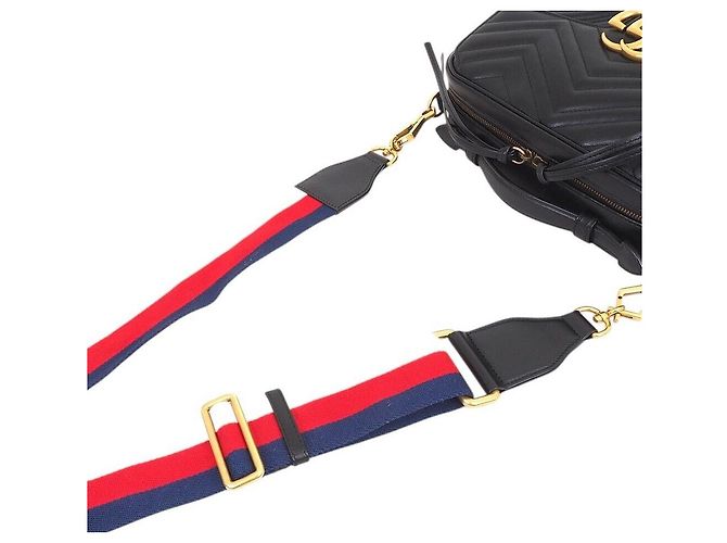 Gucci Borsa a tracolla Marmont Matelassé con manico superiore - vista 3