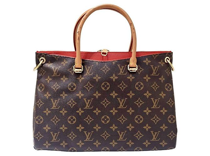 Louis Vuitton Pallas Tote Bag Schwarz Stoff - Ansicht 2