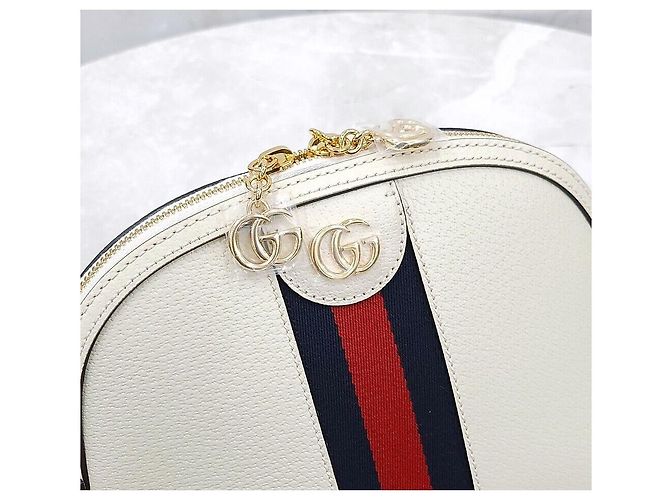 Gucci Borsa a tracolla piccola in pelle Ophidia - vista 5