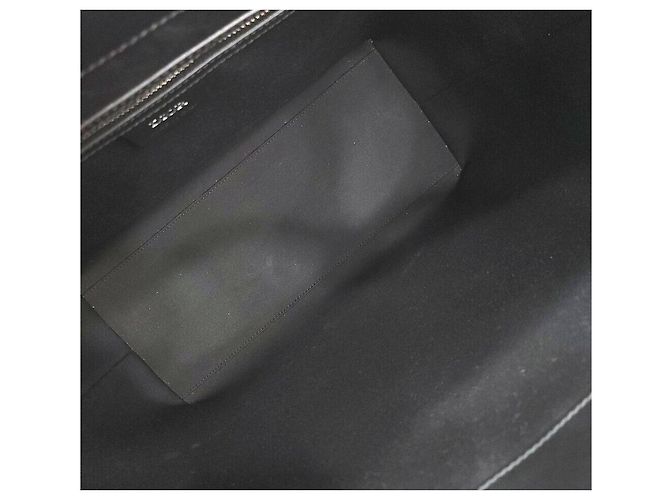 Dior Nuova Borsa a Tracolla Tote in Velluto a Costine e Pelle Peter Dog Nero - vista 8