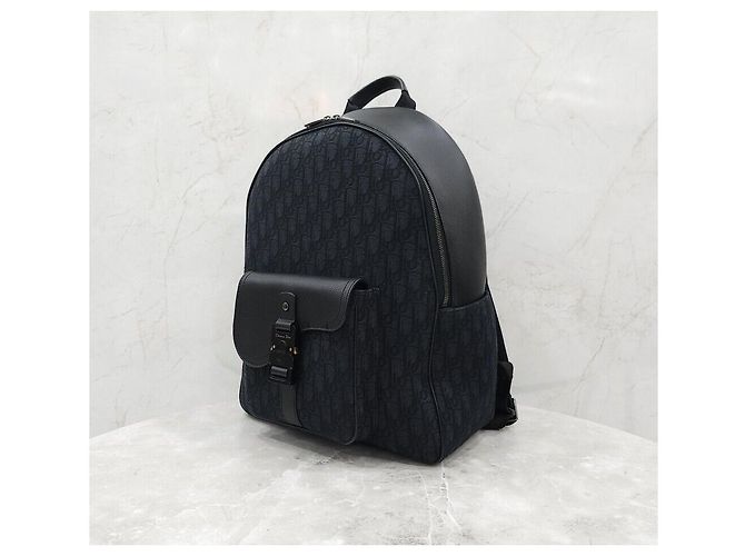 Dior Zaino con zip Oblique Saddle Jacquard Multicolore - vista 2