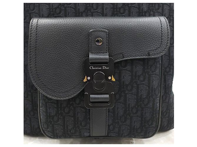 Dior Zaino con zip Oblique Saddle Jacquard Multicolore - vista 6