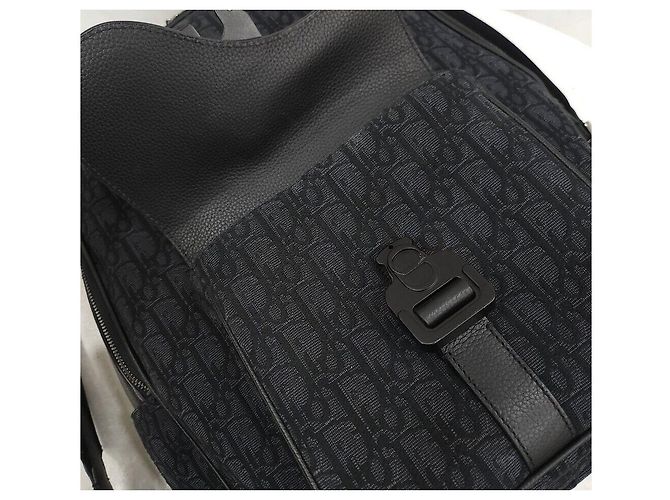 Dior Zaino con zip Oblique Saddle Jacquard Multicolore - vista 7