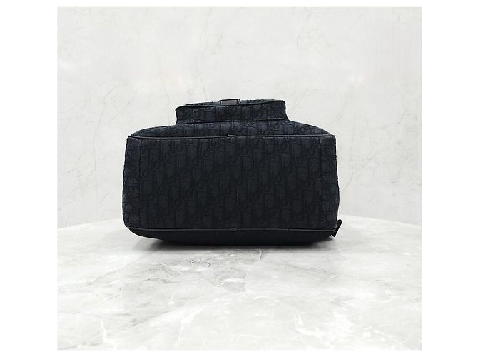 Dior Zaino con zip Oblique Saddle Jacquard Multicolore - vista 8