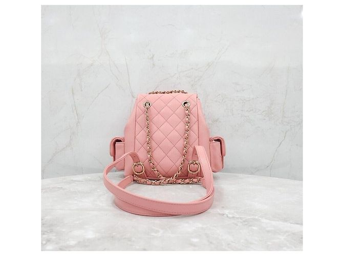 Chanel Neuer Pocket Duma Rucksack Pink Gold - Ansicht 3
