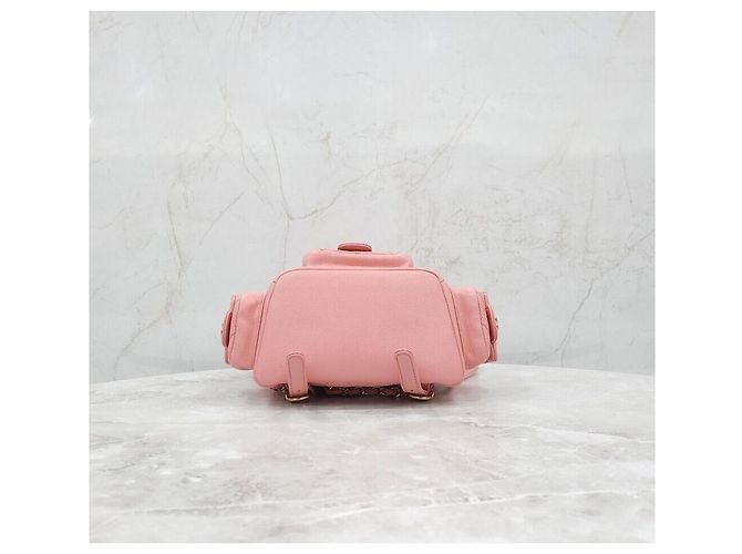 Chanel Neuer Pocket Duma Rucksack Pink Gold - Ansicht 8