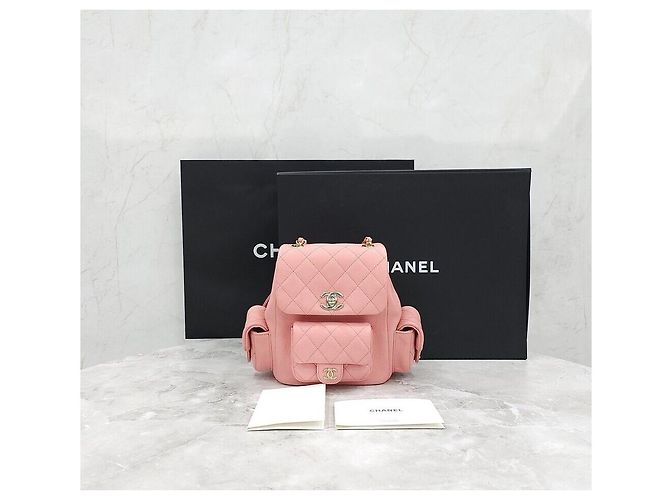 Chanel Neuer Pocket Duma Rucksack Pink Gold - Ansicht 9