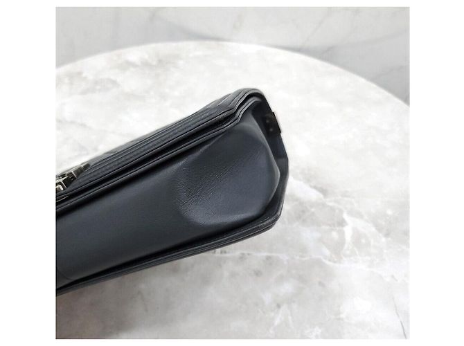 Chanel Borsa Boy Large Classica in vitello Nero - vista 7