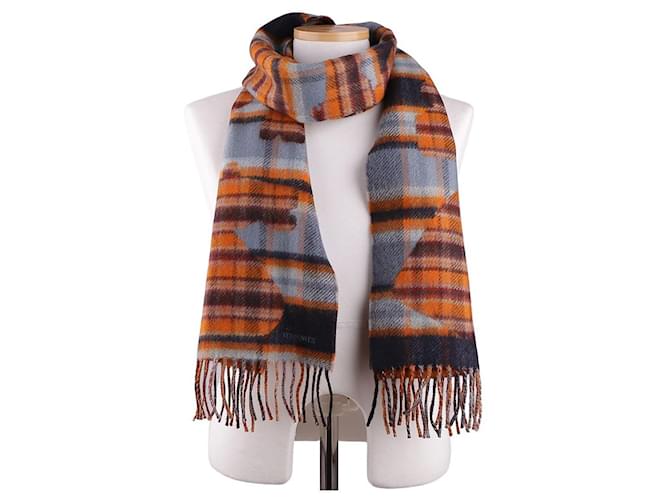 Hermès Sciarpa Tartan Echec au Roi Multicolore - vista 11