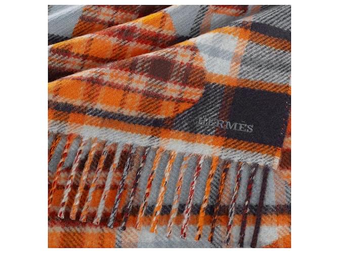 Hermès Sciarpa Tartan Echec au Roi Multicolore - vista 6