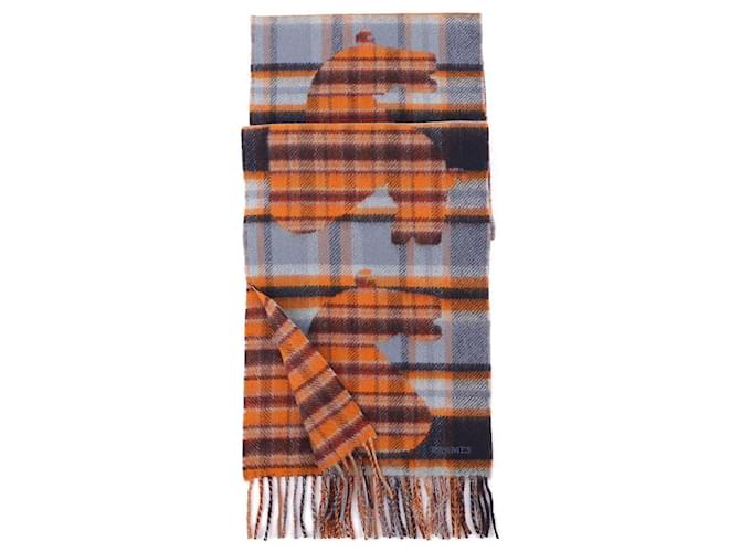 Hermès Sciarpa Tartan Echec au Roi Multicolore - vista 7