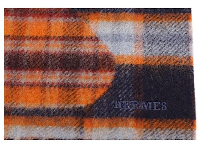 Hermès Sciarpa Tartan Echec au Roi Multicolore - vista 8